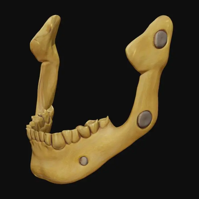 3D model for Golden Jawpiece