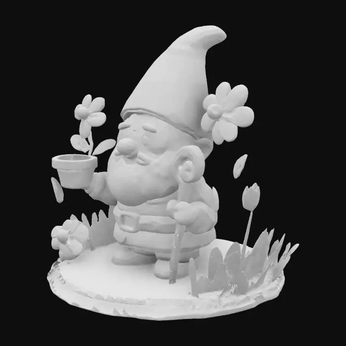 3D model for Garden Gnome Delight, #garden#