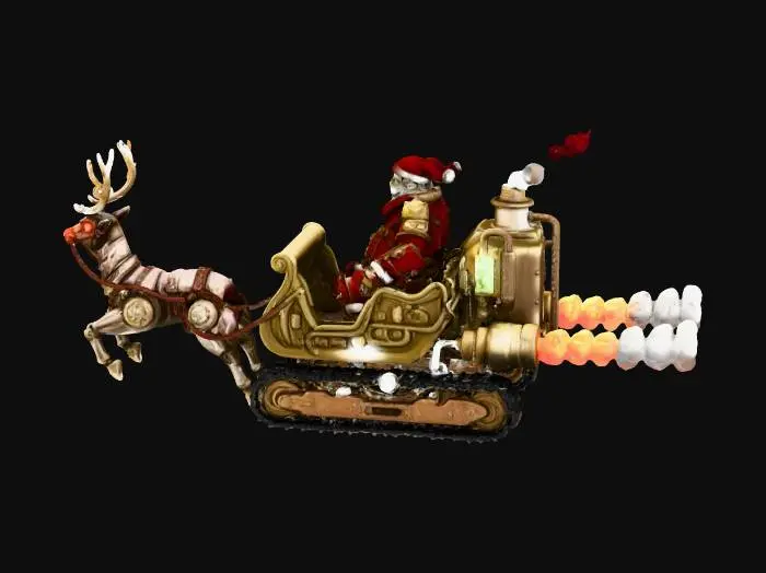 3D model for Steampunk Sleigh Ride