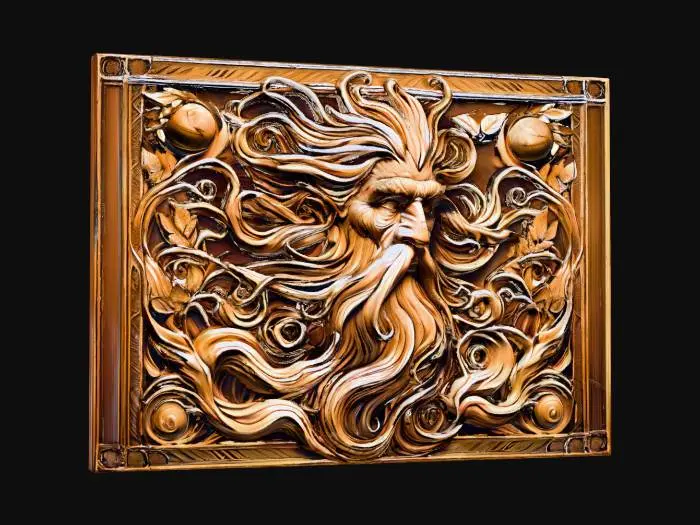 3D model for old wise man