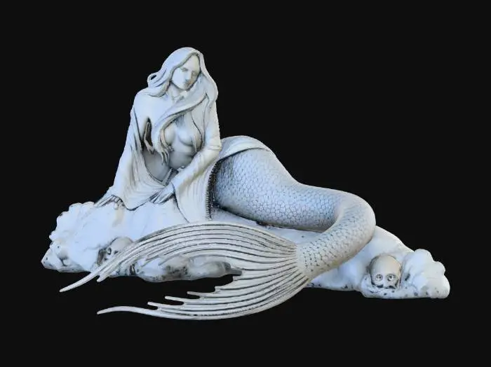 3D model for mermaid 25