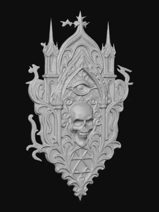 3D model for gothic carving