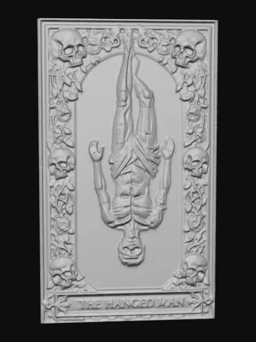 3D model for the hanged man