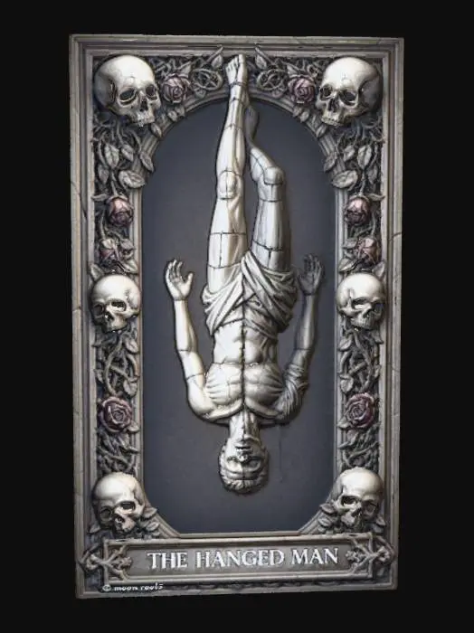 3D model for the hanged man