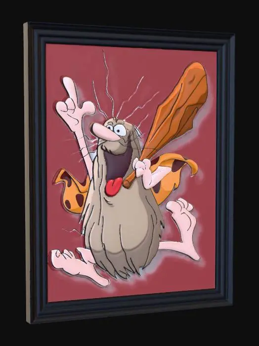 3D model for capton caveman