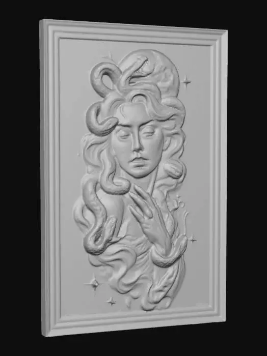 3D model for snake woman