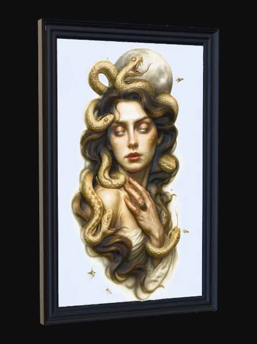 3D model for snake woman