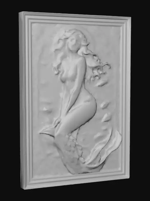 3D model for mermaid 8