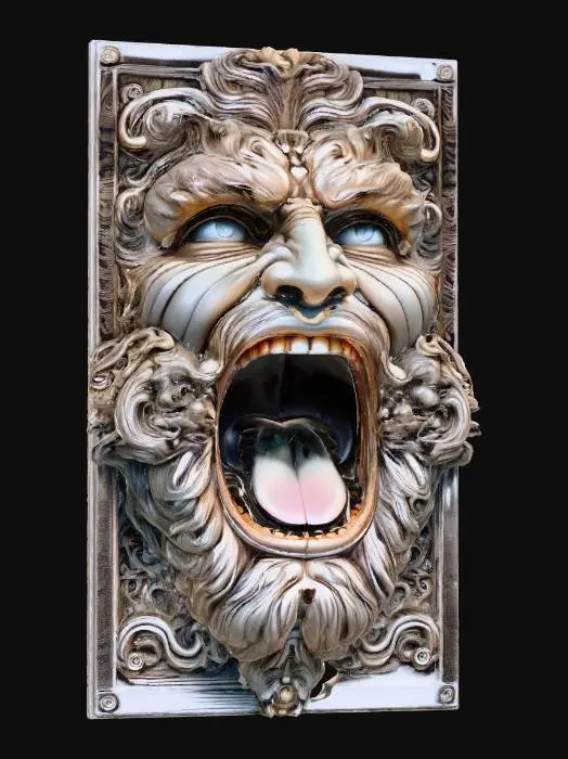 3D model for screaming