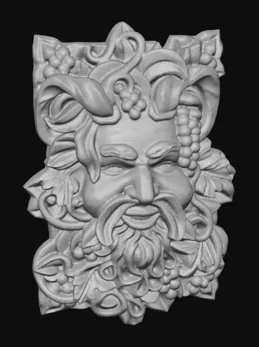3D model for greek god carving