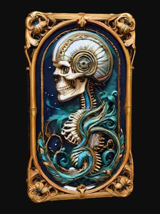 3D model for abstrack skeliton