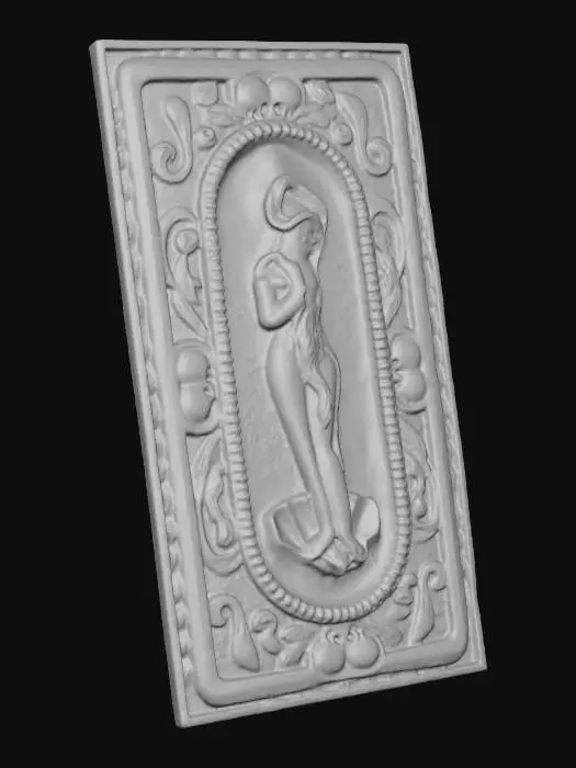 3D model for wood carving