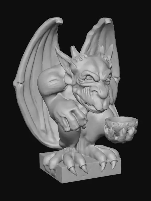 3D model for Gargoyle statues 9