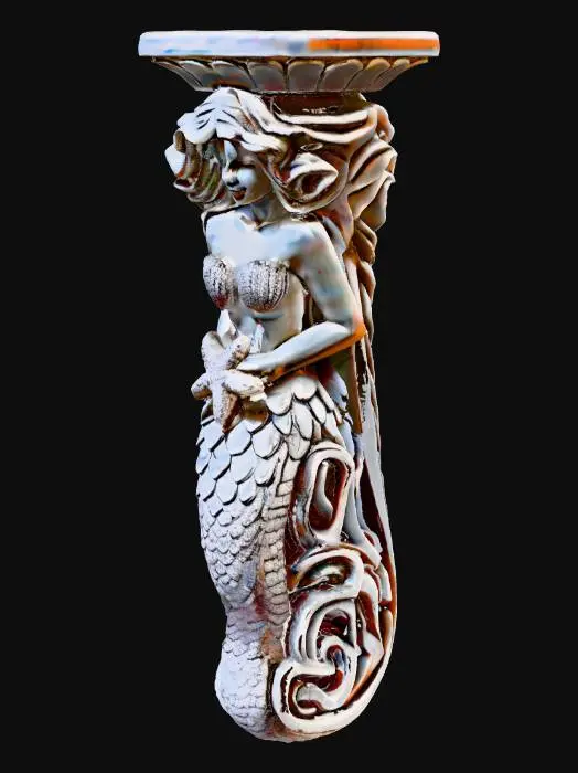 3D model for mermaid shelf 2