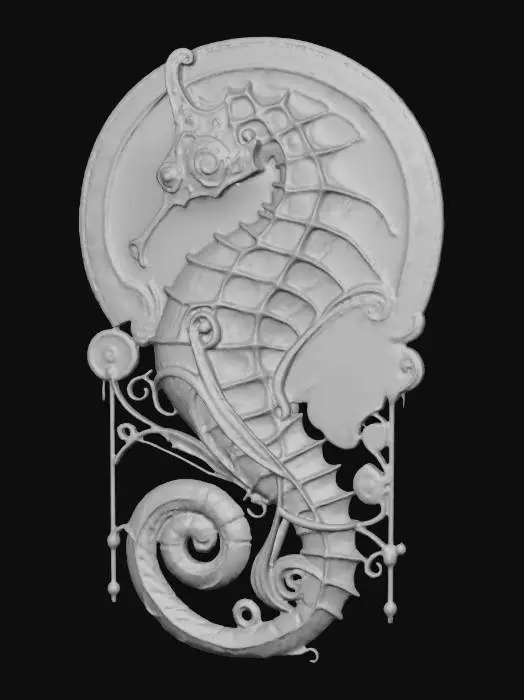 3D model for sea hourse