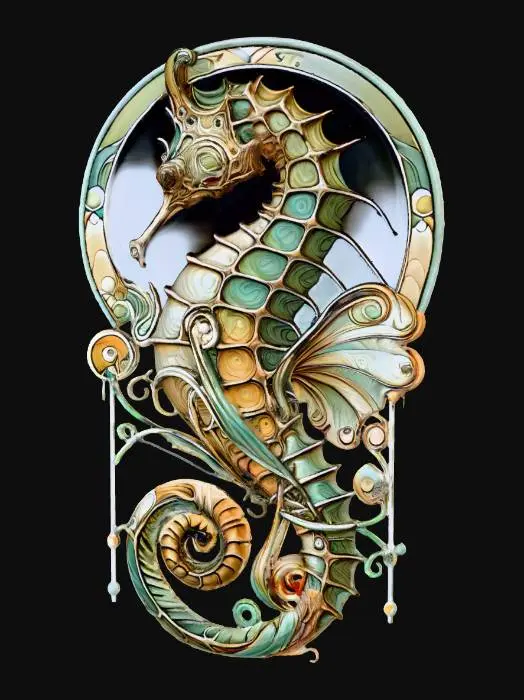 3D model for sea hourse