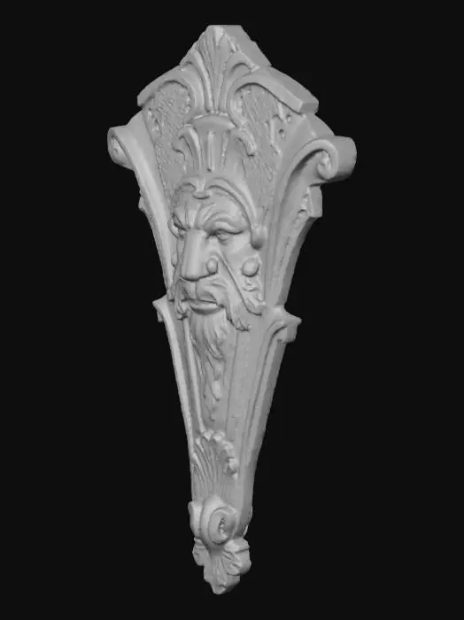 3D model for old man wall