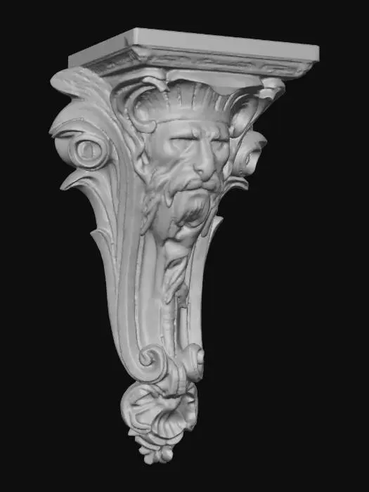 3D model for gothic Corbel 1