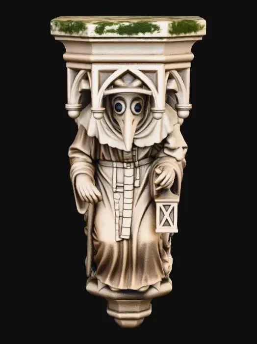 3D model for Plague Doctor Gargoyle