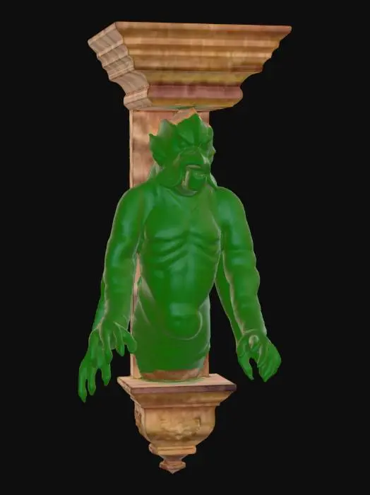 3D model for Kraken corbel