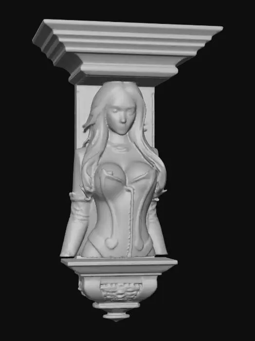 3D model for sexy vamp corbel