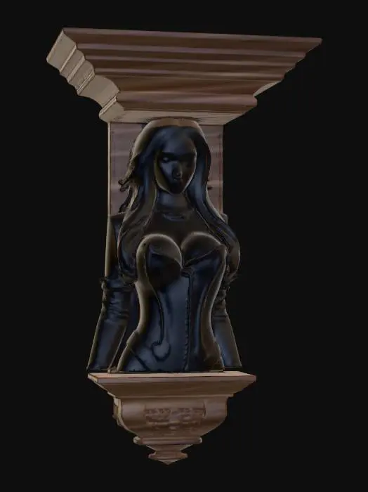 3D model for sexy vamp corbel