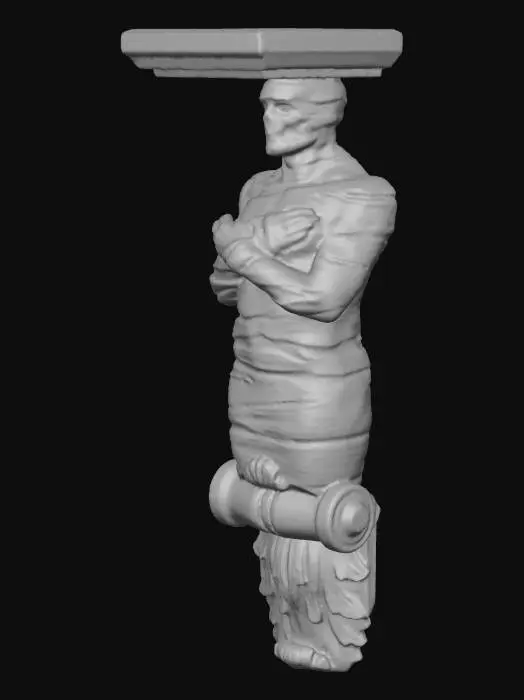 3D model for mummy corbel