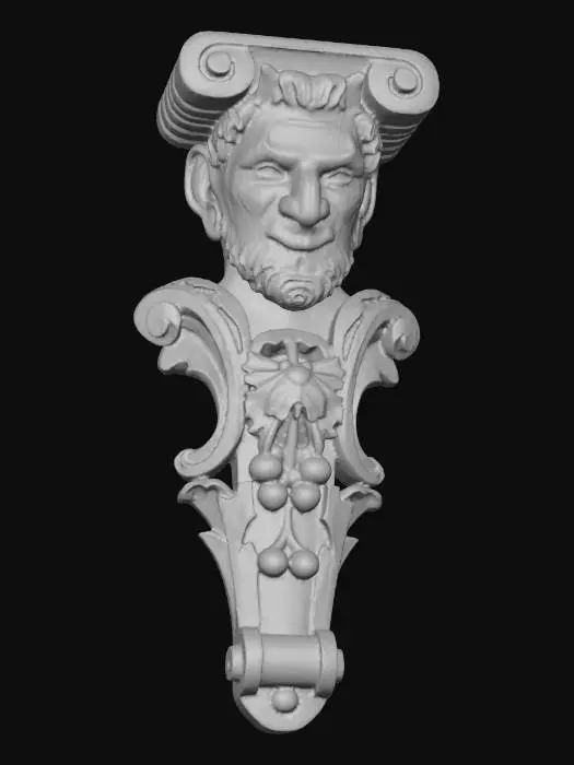 3D model for woodeb corbel