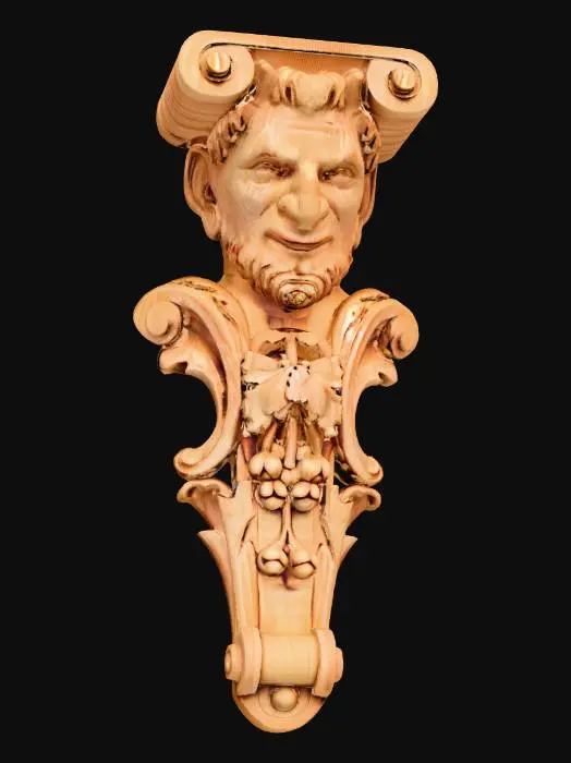 3D model for woodeb corbel