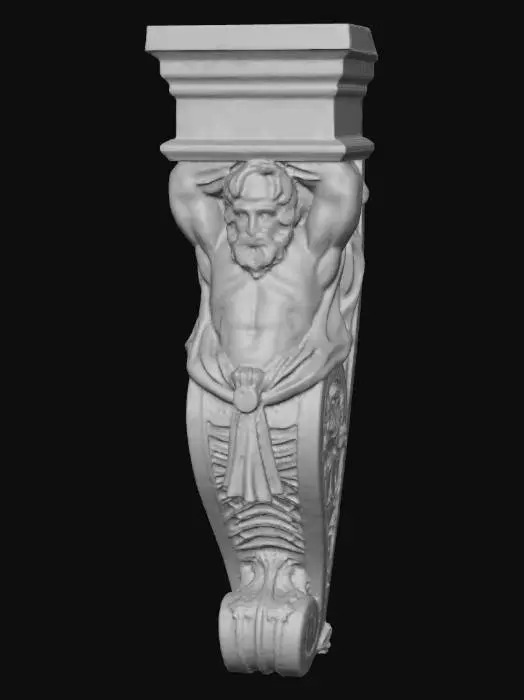 3D model for gothic Corbel 2
