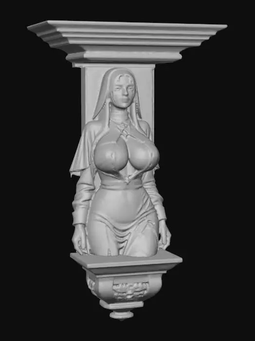 3D model for Nun corbel