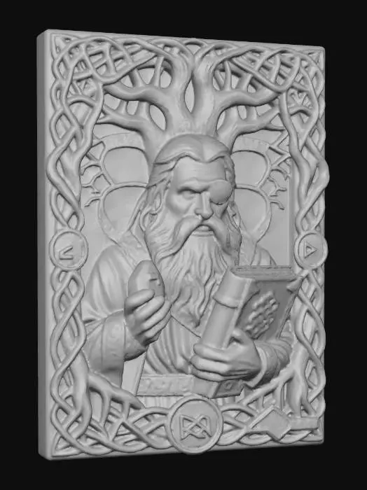 3D model for old celtic man