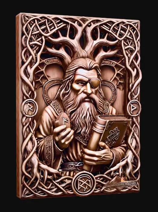 3D model for old celtic man