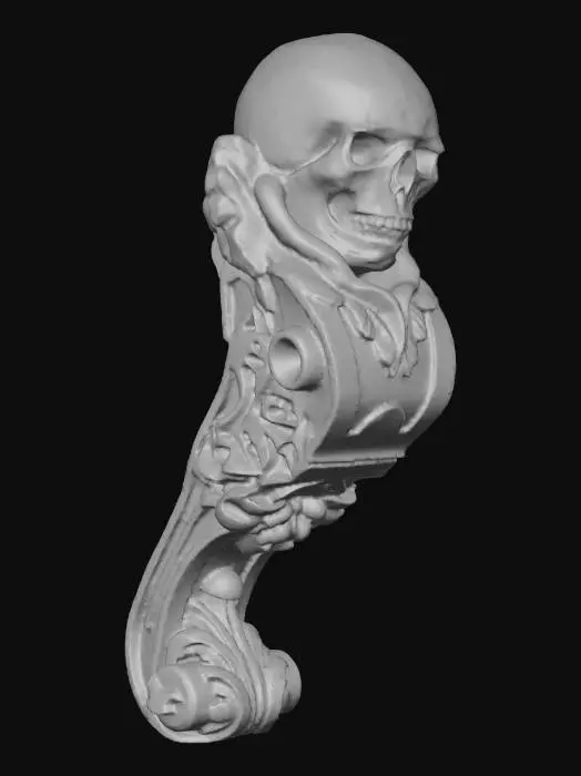 3D model for skull 5 Corbel