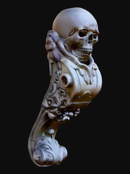 3D model for skull 5 Corbel