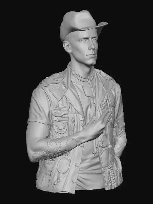 3D model for Cowboy Rebel