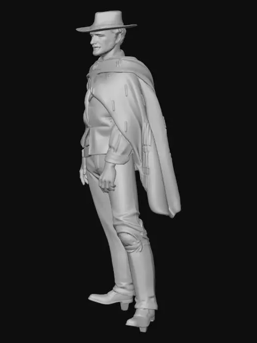 3D model for clint eastwood
