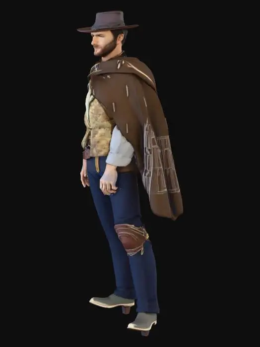 3D model for clint eastwood