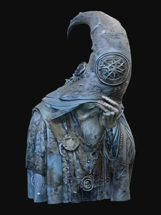 3D model for old wizard