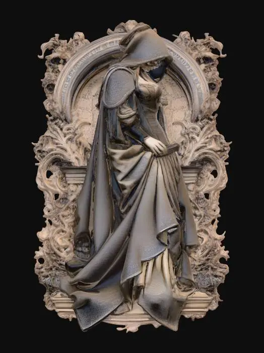 3D model for gothic lady