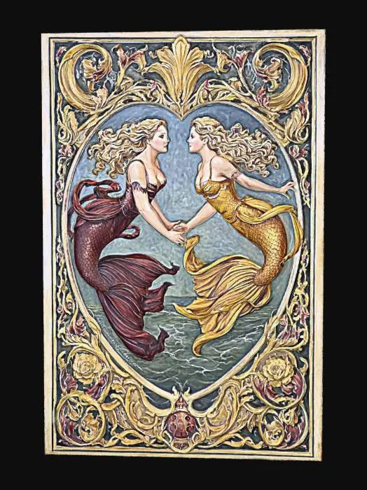 3D model for 2 mermaids