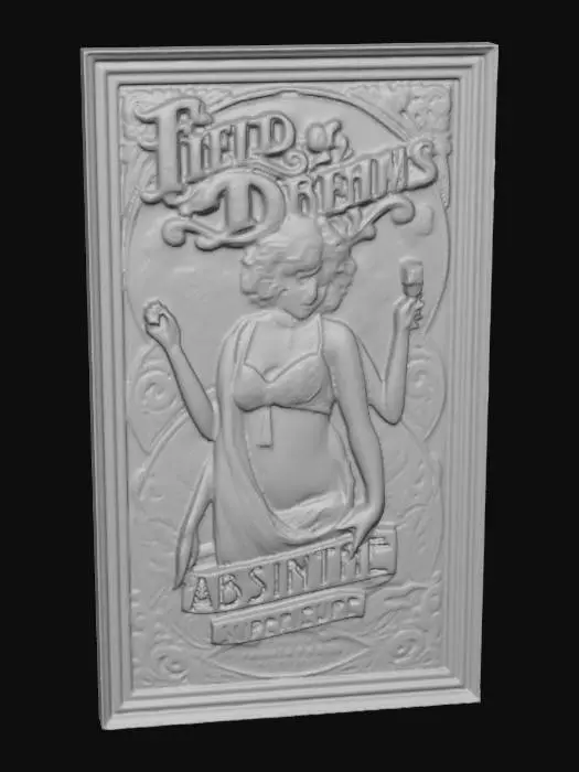 3D model for absinthe