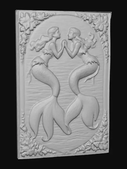 3D model for mermaids