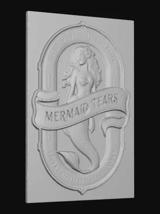 3D model for mermaid tears