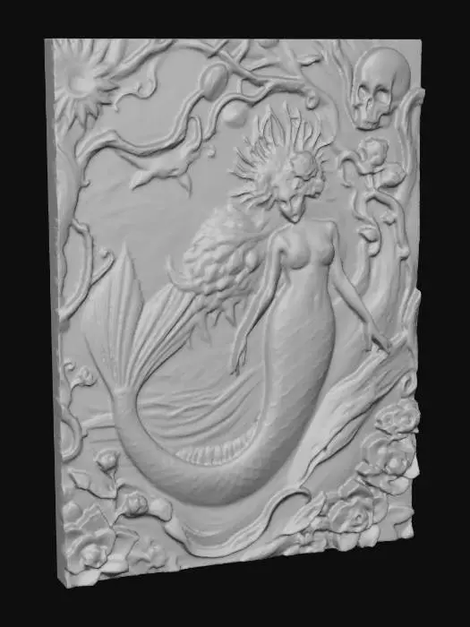 3D model for mermaid 14