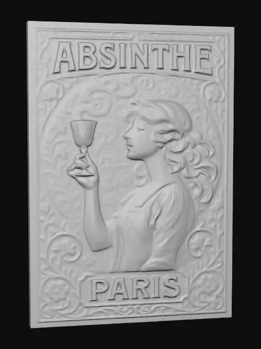 3D model for absinthe 4