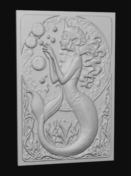 3D model for mermaid 15