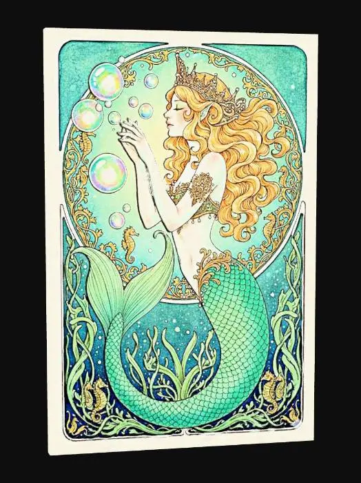 3D model for mermaid 15