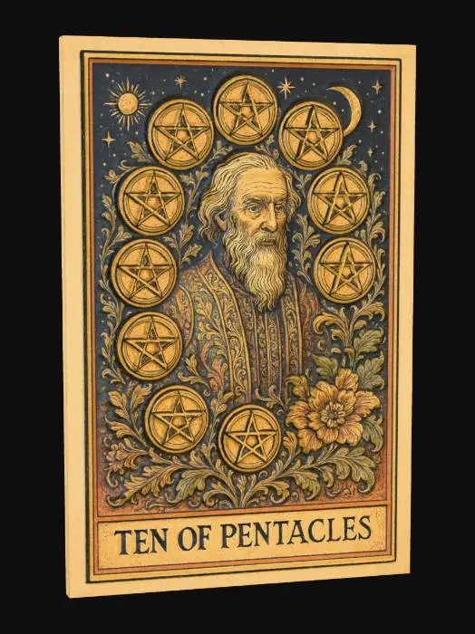 3D model for TEN OF PENTACLES