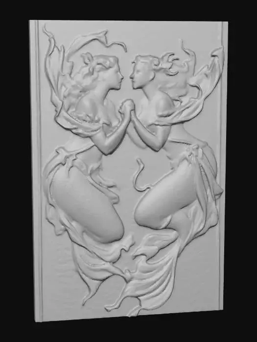 3D model for mermaids 3